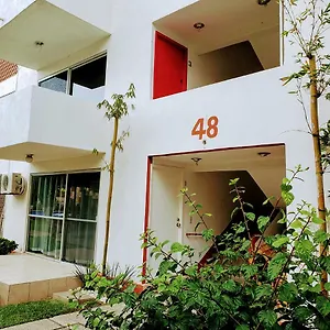  Apartamento Depto 5 Personas Alberca Estcinmto Seguridad 24 7 México